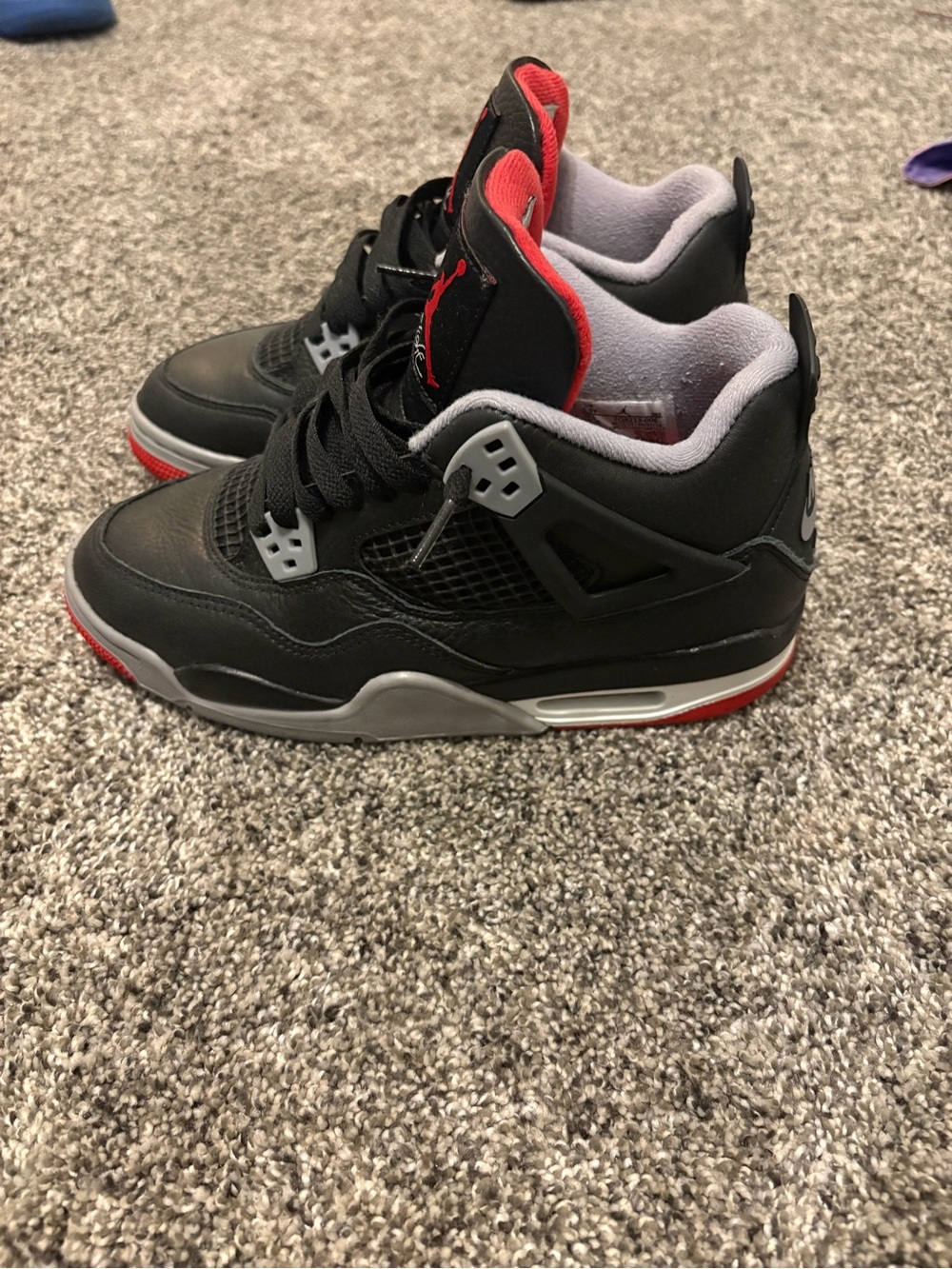 Jordan Black and Red High-Top Sneakers